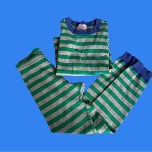 Hanna Andersson Kids Pajamas Striped Long Sleeve Pants Top
